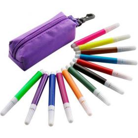 Small felt tip pens, 12pcs.