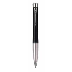 Cheap Stationery Supply of Parker Urban stainless steel ballpen with a twist action and blue ink, supplied in a gift box. Office Statationery