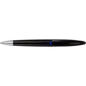 Black Swan plastic ballpen with black ink. 