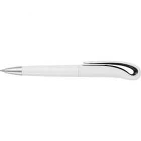 White Swan ballpen with black ink.