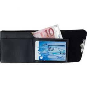 PVC Pinch wallet.