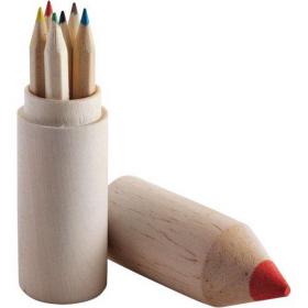 Pencil holder with 6 pencils
