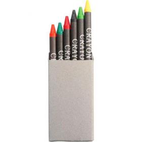 Crayon set in card box, 6pc