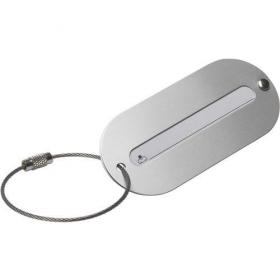 Aluminium luggage tag 