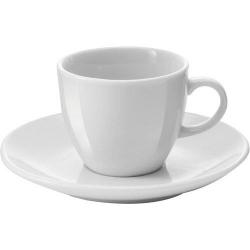 Cheap Stationery Supply of White porcelain cup and saucer Office Statationery