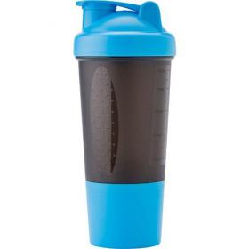 Plastic 500ml protein shaker. 