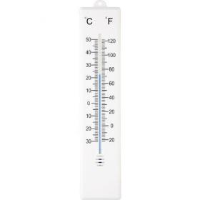 Plastic outdoor thermometer. 