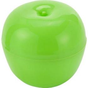 Plastic box for an apple.