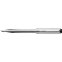Cheap Stationery Supply of Parker Vector stainless steel ballpen with blue ink and supplied in a gift box,.  Office Statationery