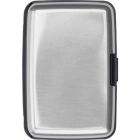 Aluminium and plastic credit/business card case