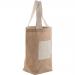 Jute and cotton beach bag