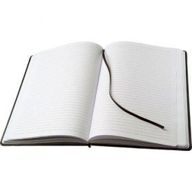 Large notebook in a PU case