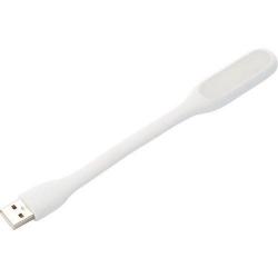 Cheap Stationery Supply of USB silicon reading lamp for laptop with a white LED light; light turns on when connected to the USB port and turns off when disconnected. Includes a silver plate for printing purposes. Office Statationery