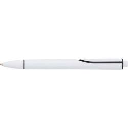 Cheap Stationery Supply of Plastic ballpen with coloured barrel and integral clip, blue ink.   Office Statationery