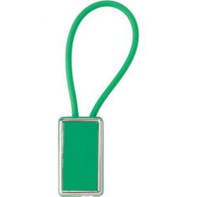 Plastic oblong key holder.