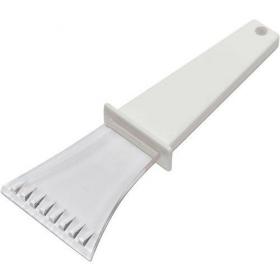 Plastic ice scraper.