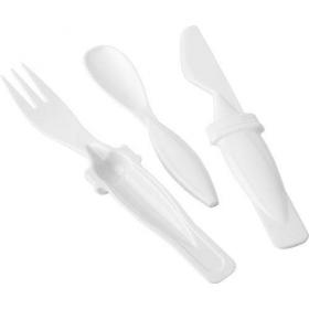 Plastic travel cutlery set,