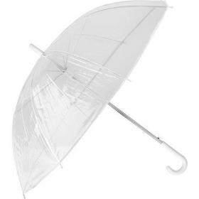 Transparent umbrella.