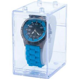 Larges watch with silicon strap, presented in a clear plastic box