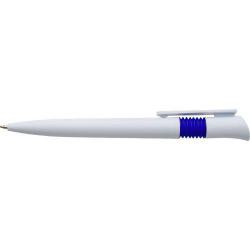 Cheap Stationery Supply of Plastic ballpen with blue ink. Office Statationery