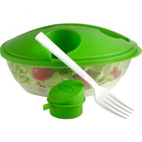 Oval shaped salad box.