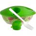 Oval shaped salad box.