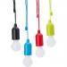 Plastic pull lamp with a 
