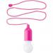 Plastic pull lamp with a 