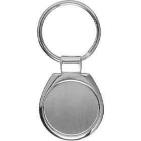 Round metal key holder