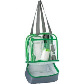 Small transparent PVC lunch bag.