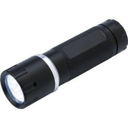 Cheap Stationery Supply of Steel torch with 9 LED lights. Office Statationery