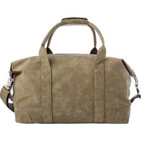 Travel bag in a soft PU material.