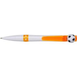 Cheap Stationery Supply of Football ballpen, blue ink.  Office Statationery