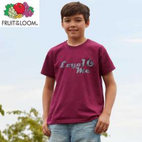 E155 Fruit Of The Loom Kids Original Tee