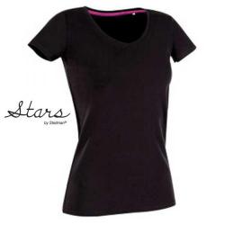 Cheap Stationery Supply of E154 Stars By Stedman Claire Ladies V Neck T-Shirt Office Statationery