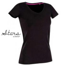 E154 Stars By Stedman Claire Ladies V Neck T-Shirt