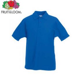 E157 Fruit Of The Loom Childrens 65/35 Pique Polo