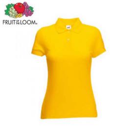 E157 Fruit Of The Loom Lady-Fit 65/35 Pique Polo