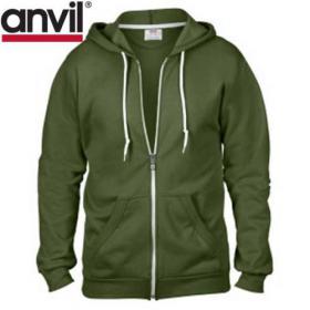 E160 Anvil Adult Full Zip Hoodie