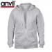 E160 Anvil Adult Full Zip