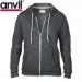 E160 Anvil Ladies Full Zi