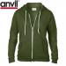 E160 Anvil Ladies Full Zi