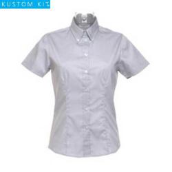 Cheap Stationery Supply of E172 Kustom Kit Ladies Short Sleeve Corporate Oxford Shirt Office Statationery