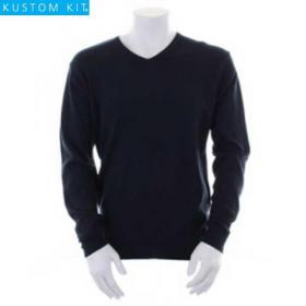 E158 Kustom Kit Arundel Long Sleeve V-Neck Sweatshirt