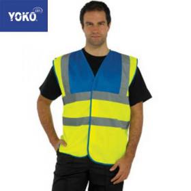 E168 Yoko Hi-Vis Waistcoat (Tri-colour)