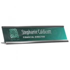 E076 Reusable Desk Nameplate Holder & Insert