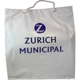 E078 Plastic Carrier Bag with Rope Handles