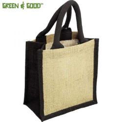 Cheap Stationery Supply of E081 Green & Good Wells Tiny Jute Gift Bag Office Statationery