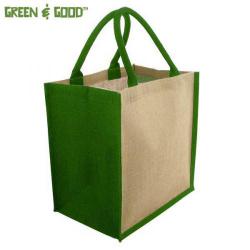 Cheap Stationery Supply of E081 Green & Good Brighton Jute Bag Office Statationery
