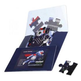 E135 12 Piece Jigsaw with Bespoke Mailer Carton